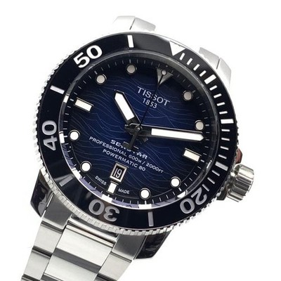 Tissot Seastar 2000 Professional Blue Dial Automatic Stainless Steel Watch From