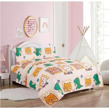 Ultra-Soft Microfiber Kids Bed Sheet Set with Breathable Design, Full Size