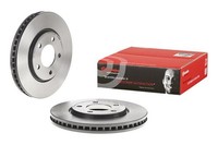 2X Bremsscheibe Prime Line - UV Coated Brembo 09.8977.11 FüR Chrysler Voyager RG