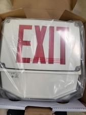 Unbranded Wet Location Combo LED Exit/Emergency Light, Double Face