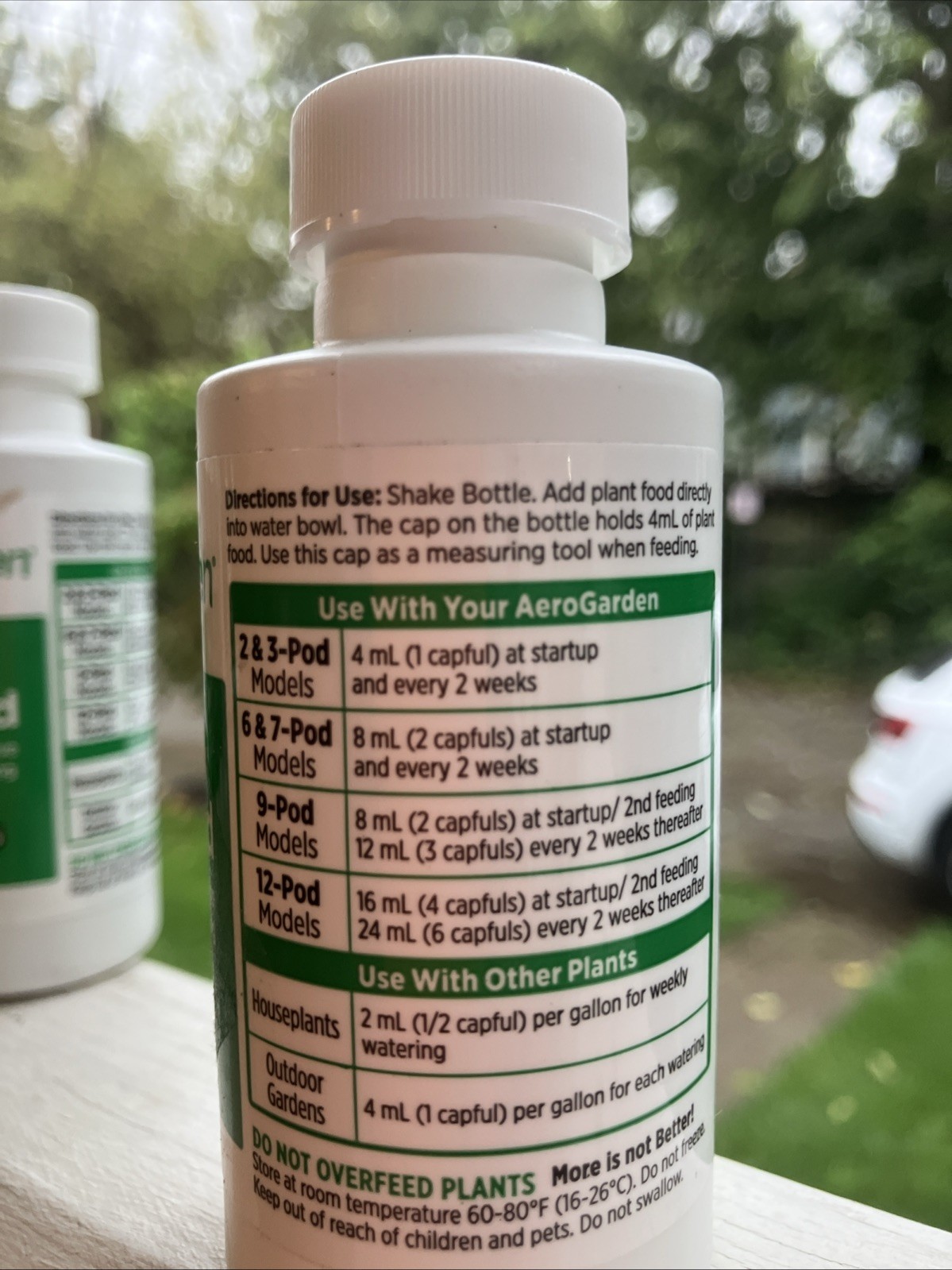 5 BOTTLES Miracle Grow AeroGarden Liquid Plant Food 3 Oz.  New Sealed