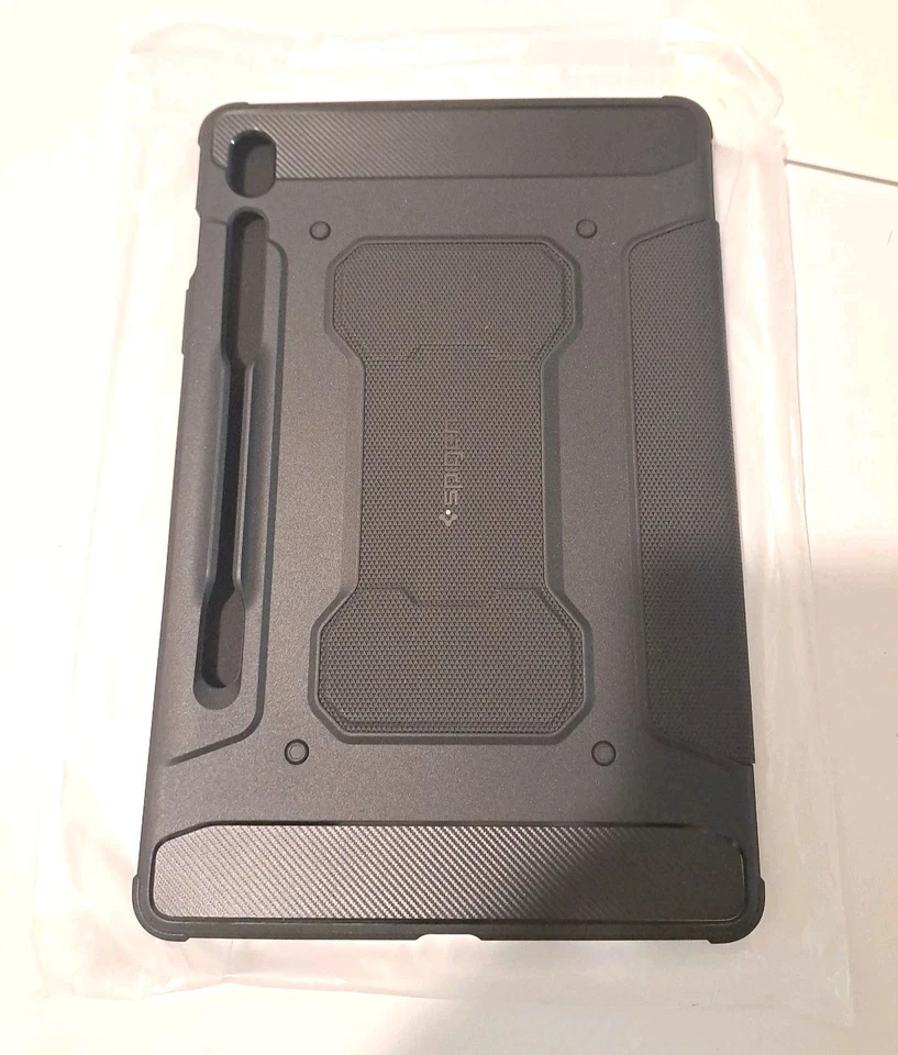 Spigen Compatible for Galaxy Tab S9 FE Case Rugged Armor Pro - Black - Image 3 of 4