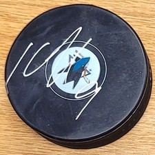 Autographed DMITRY ORLOV San Jose Sharks  Hockey Puck - w / COA