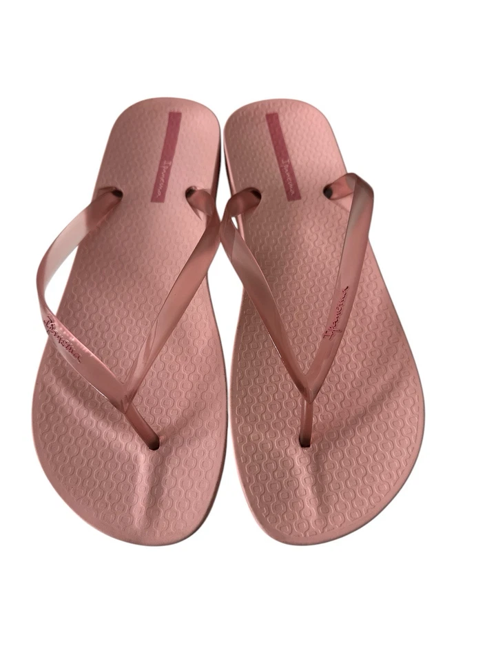 Sandálias Ipanema Feminina Tamanho 10 Ana Connect Rosa Transparente Verão Confortável - Imagem 3 de 4