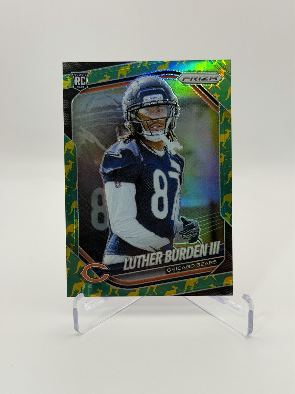 2025 Panini Prizm Luther Burden Rookie Kangaroo Prizm /61 Chicago Bears #331 SP