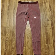 Nike Pro Elite Pants Tights Official Racing Men Large Red Made in USA AO8491-000