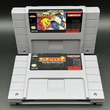 Pac-Attack & Pac-Man 2: New Adventures - SNES Bundle - Cleaned & Tested