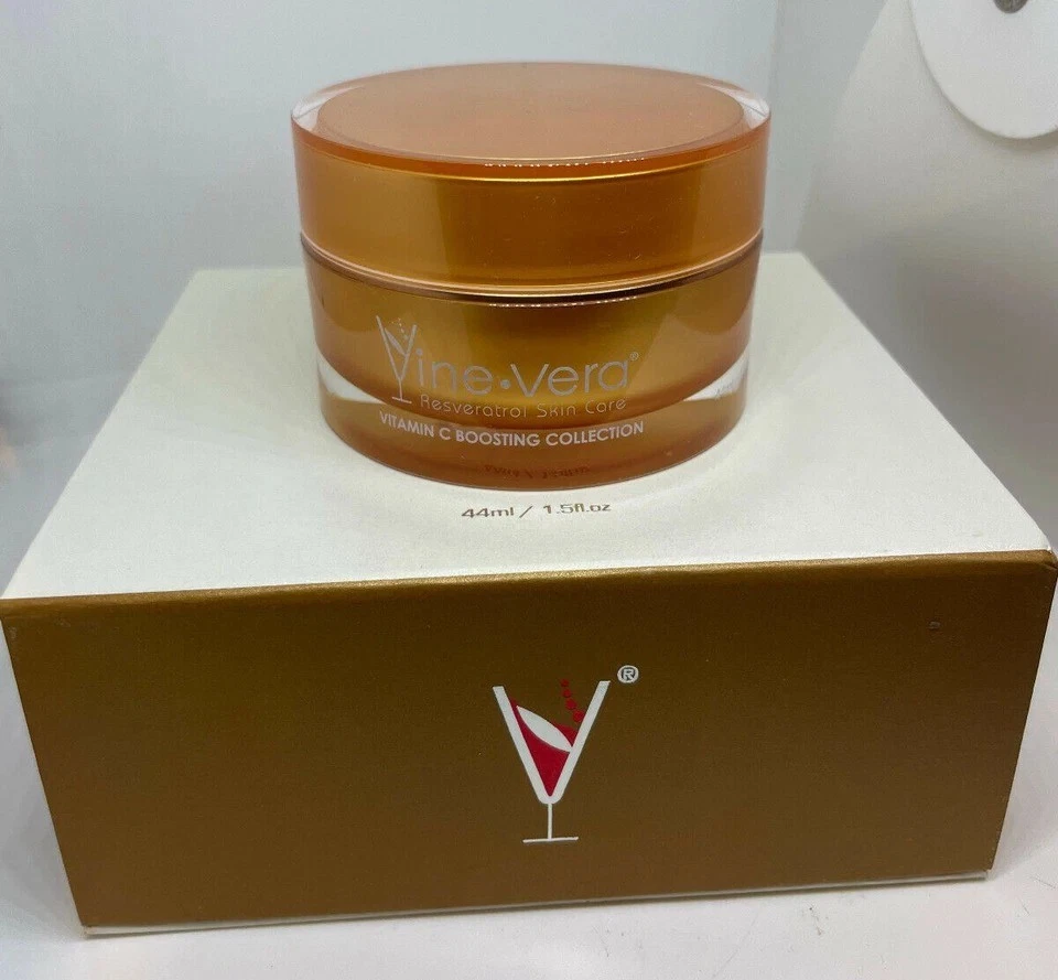 Crema hidratante Vine Vera Resveratol vitamina C 44 ml/1,5 oz totalmente nueva Foto 2 de 2