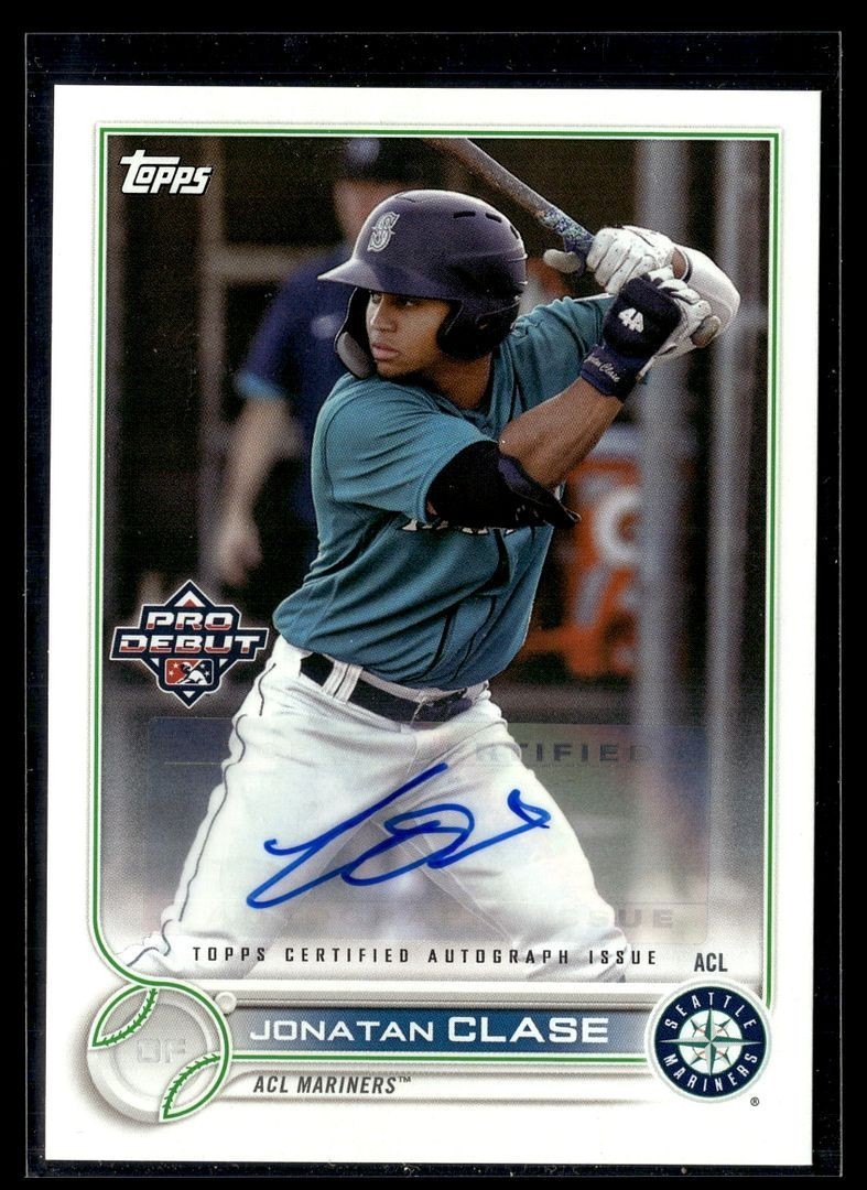 2022 PRO DEBUT AUTO JONATAN CLASE MARINERS