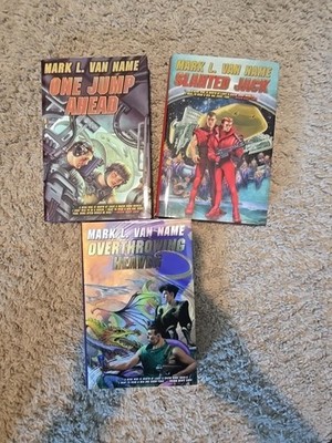 Mark L Van Name Jon & Lobo 1-3 Hardcover Lot 1st Printings Baen Sci-Fi