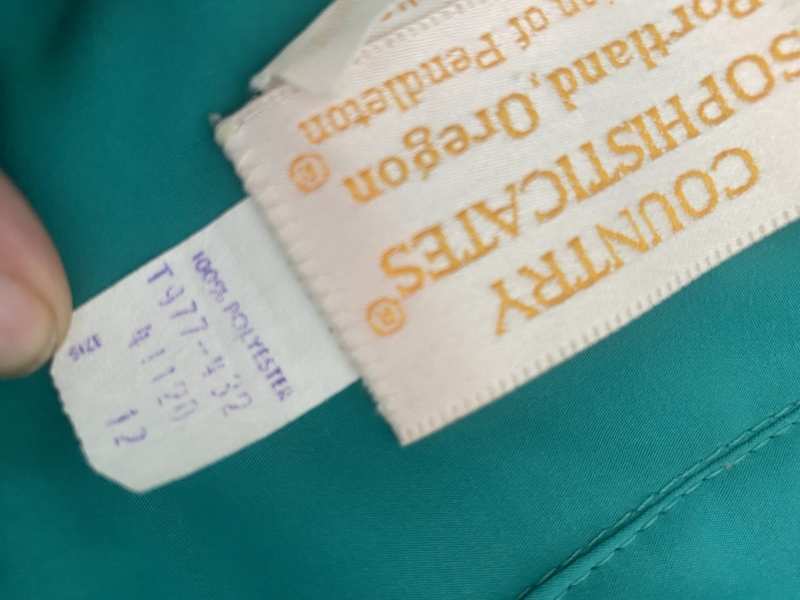 Green Pendleton Blouse, western, basic, cowgirl, - image 8