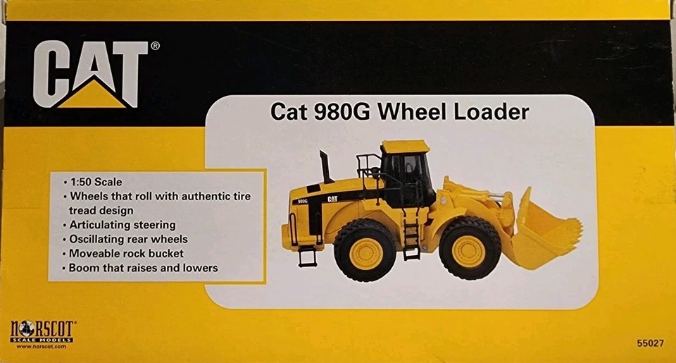 Norscot CAT 1:50 Scale Wheel Loader 980G - Image 2 of 4
