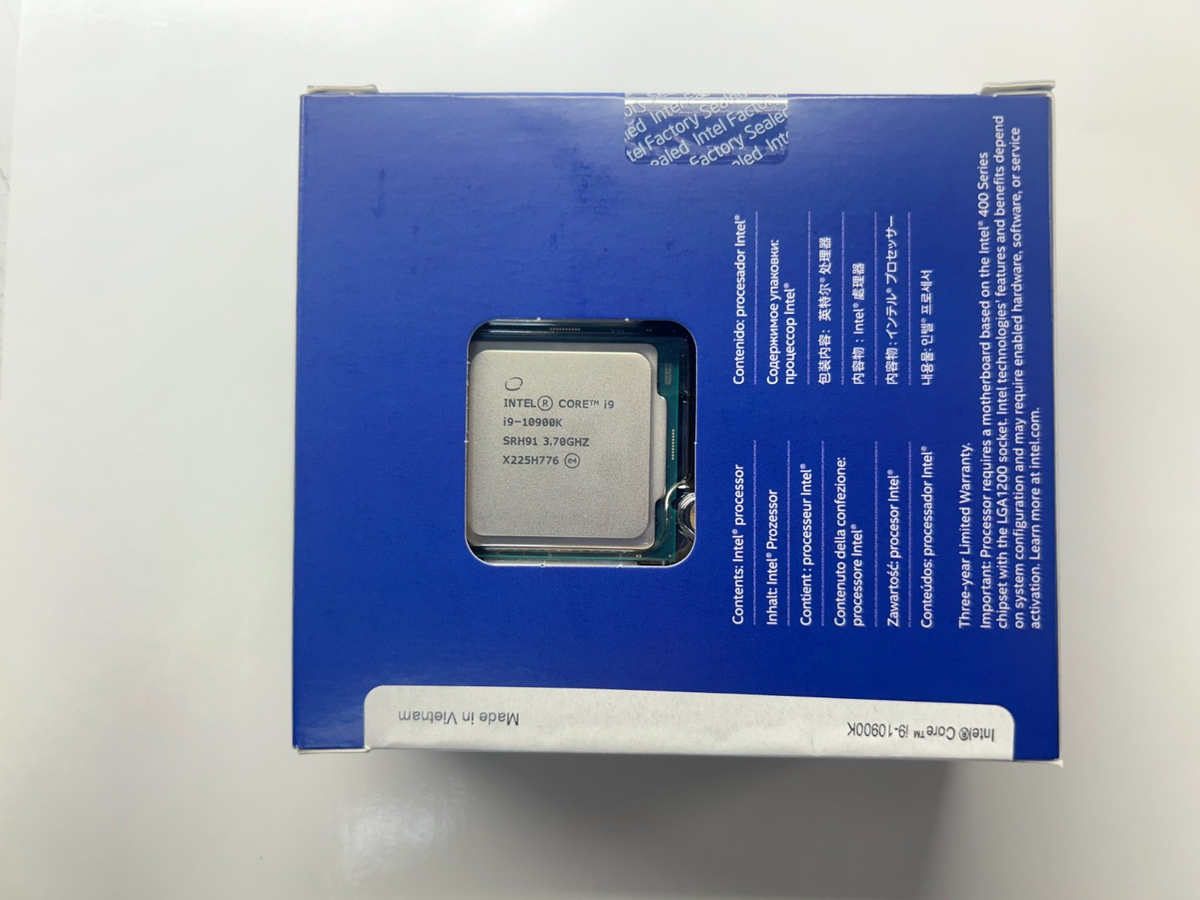 Intel Core i9-10900K Processor (3.7 GHz, 10 Cores, FCLGA1200