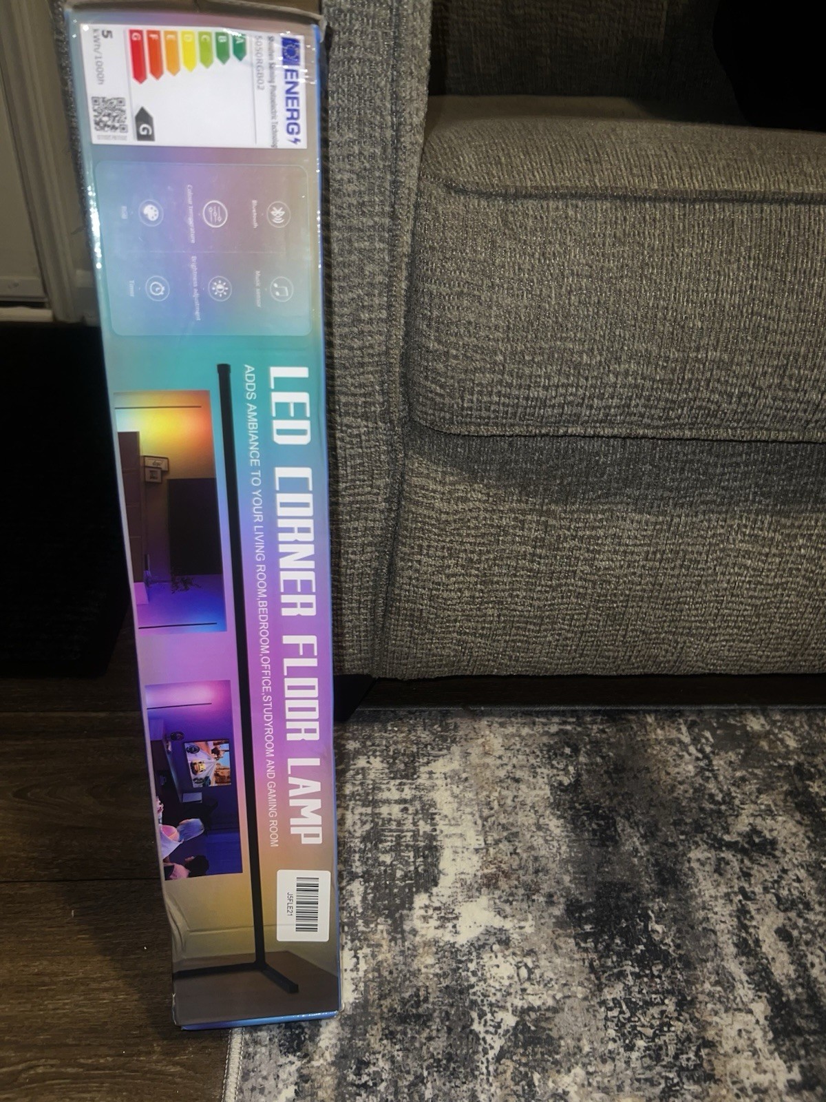 Corner Floor Lamp, 2 Pack LED Corner Lamp with App/Remote/Button Control, Smart