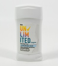 Degree Unlimited 2.7oz antiperspirant deodorant CLEAN INVISIBLE SOLID  READ 
