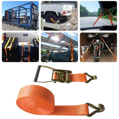 4x Autotransport 50mm Spanngurt Radsicherung Reifengurt Zurrgurt PKW Anhänger - Bild 13 von 22