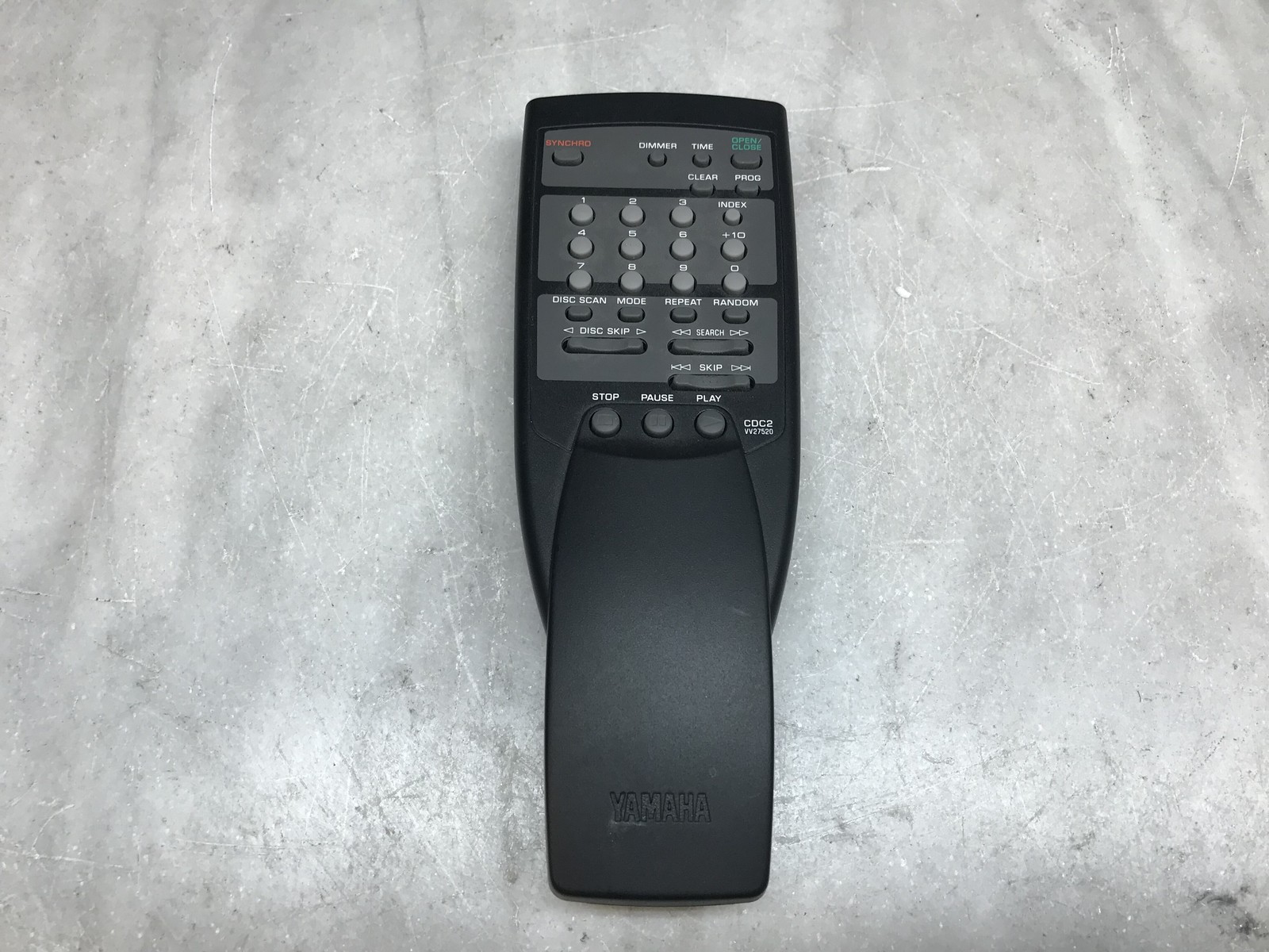 Genuine Yamaha CDC2 VV27520 5 Disc CD Changer Remote For CDC-502 CDC-565 No Batt