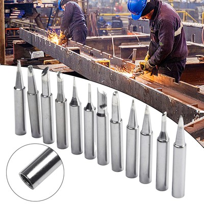 12pcs Soldering Iron Tips 900M-T Welding Station Tools I B C D K for 936 937 938