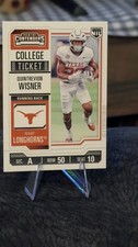 2025 Panini Nil University of Texas - College Contenders Quintrevion Wisner...