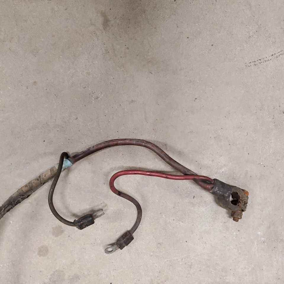 1971-74 Dodge/Plymouth B-Body 383-440 Original Positive Battery Cable "NOT Cut" - Image 3 of 4