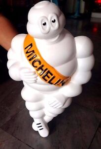 10/"x2 New Limited MICHELIN MAN Doll Figure Bibendum  Advertise Tire+LED Light