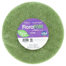 FloraCraft FloraFōM Foam Disc 1.9 inch x 9.8 inch Green,Everyday