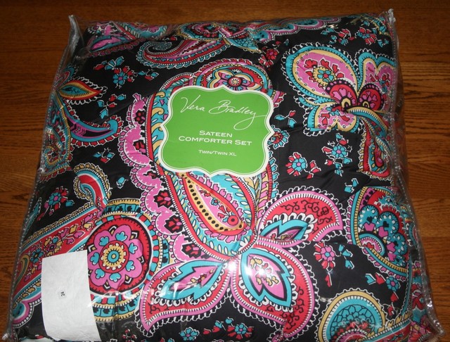 Vera Bradley Nomadic Floral Cozy Sateen Comforter Set Twin Xl