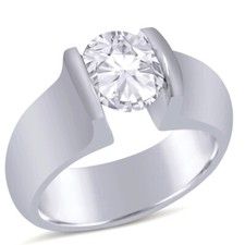 1.25CT TENSION SET ROUND CUT DIAMOND ENGAGEMENT RING TR70