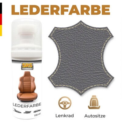 Lederfarbe FRESCH für M-Benz Classic mittelgrau Leder und Kunstleder Reparatur