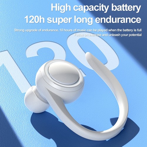 Bluetooth Earphone Laptop Hanging T10 Hi-Fi 1x Headset Android Wireless V5.2 - Zdjęcie 3 z 10