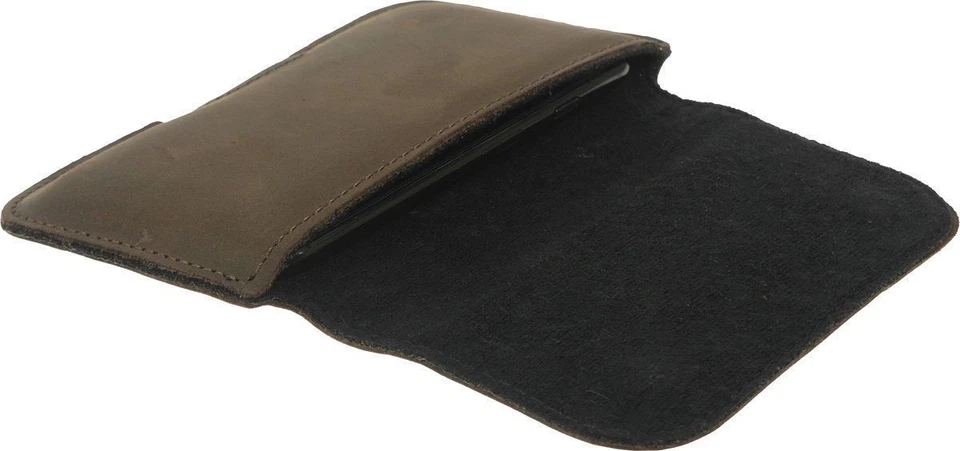 RICARDSSON GENUINE LEATHER WAIST POUCH WITH BELT CLIP AND CASE COVER FOR IPHONE - Image 4 of 4