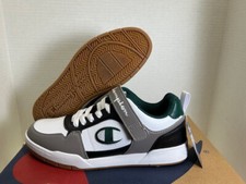 CHAMPION ARENA POWER LOW SNEAKER MEN SHOES WHITE/GREY/BLACK/GREEN SIZE 10.5 NEW