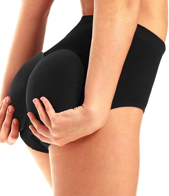 Dames Push Up Onderbroek Dames Butt Lifter Slipje Heupen Vrouwen Enhancers Fake Ass Heup Butt Lifter, zwart, M
