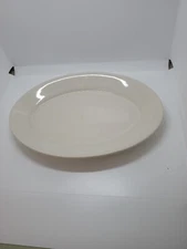 Vintage Oval White 12” Serving Platter ~Homer Laughlin China ~Lead Free