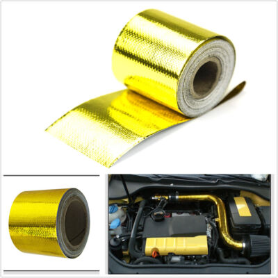 2''x33' Heat Shield Wrap Tape Car intake intercooler pipe Reflective insulation