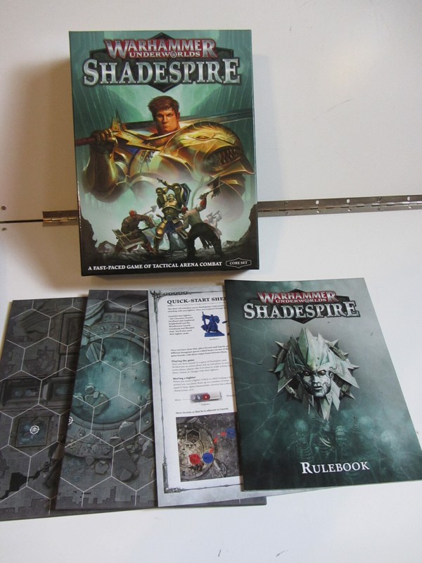 Warhammer Underworlds Shadespire ORIGINAL BOX BOARD PACK AND INSTRUCTIONS ONLY