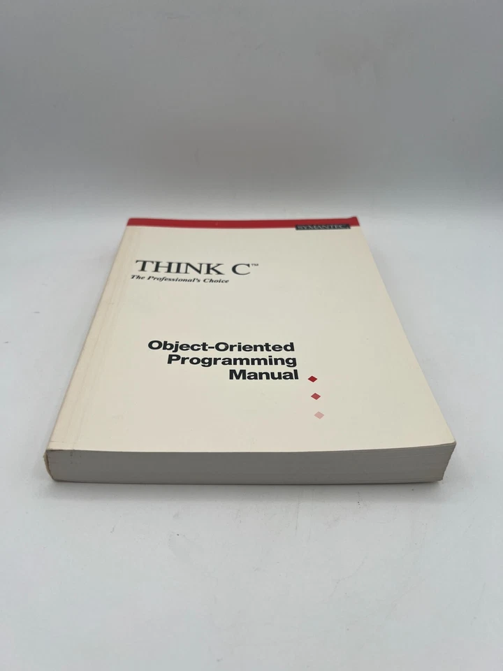 Symantec Think C Professionals Choice Object Oriented Programming Manual 1991 - Image 3 of 4