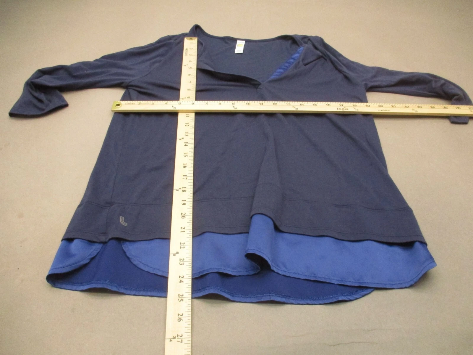 lole modal blend stretch long sleeve loose athletic tunic 