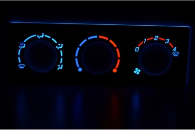 LADA PRIORA Heater control panel illumination BLUE WHITE INDIGLO