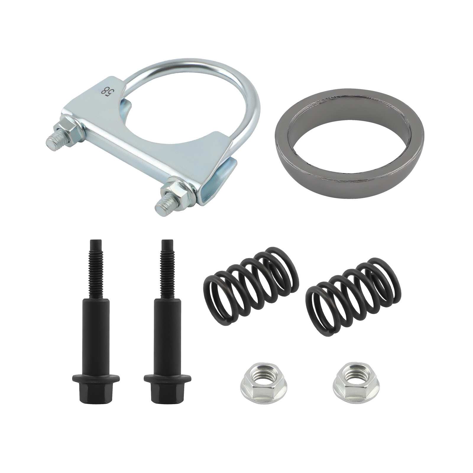 Front Catalytic Converter For Toyota Prius (2010-2015) & Prius V (2012-2013) 1.8L - W/ Spring & Hardware - EPA Certified