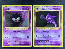 Gastly 47/108 + Haunter 48/108 Evolutions Pokemon 2016 NonHolo