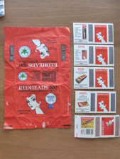 REDHEADS BRYANT & MAY WRAPPER & SKILLETS X 5 1990's