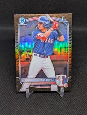 2025 Bowman - Jesus Lopez Reptilian Parallel Texas Rangers #BCP-88