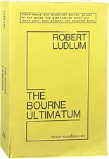 Robert Ludlum / The Bourne Ultimatum Uncorrected Proof 1st 1990