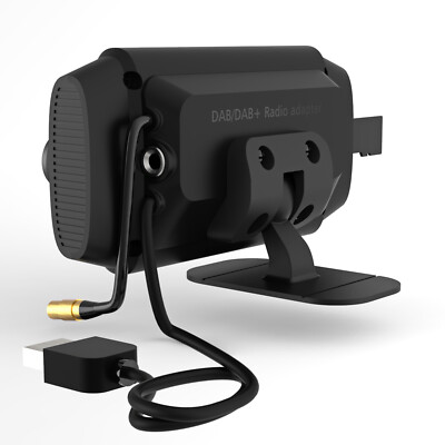 Hikity Dab/Dab Adaptador de Radio, 2.4 LCD Portátil Dab Display con Bluetooth Manos Libres