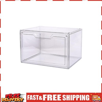 Clear Shoe Organizer Stackable Plastic Shoe Storage Box for Boots Sneakers Shoes