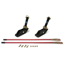 Buyers Products Set of 2 Square Snow Shoes & Blade Guides for Western Pro-Plow 2