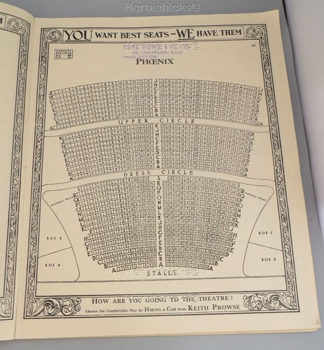 The Keith Prowse Plan Book of all London Theatres 1936 - Over 100 Theatre Plans - Picture 14 of 23