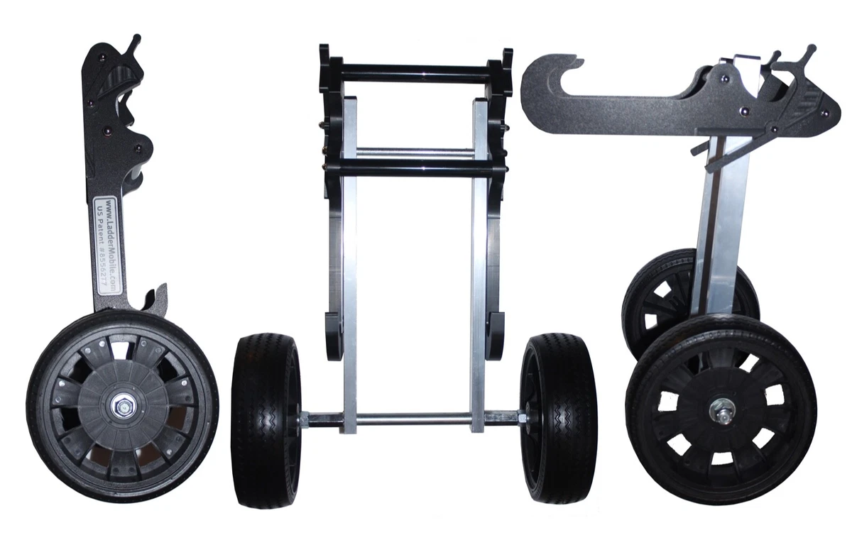 LADDERMOBILE Clip Flip Ladder Dolly Caddy Carry Extension or Stepladder NEW