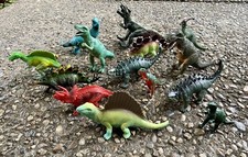 15 Plastic Dinosaurs Toy Jurassic Lot Greenbrier Figurines Prehistoric